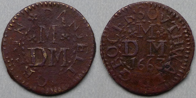 Southwold, Daniell More 1663 farthing